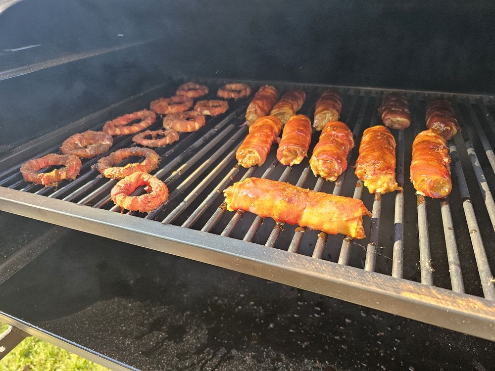 Brochettes en mais op de grill