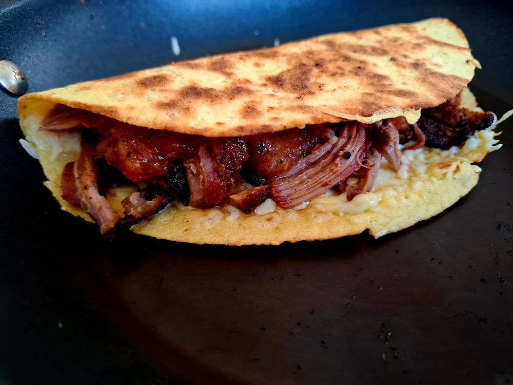 Broodje pulled meat